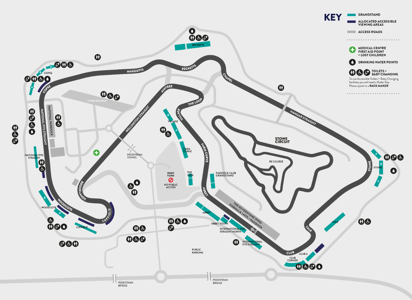 f1英国大奖赛-银石赛道地图及弯道