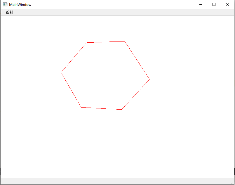 QT绘制多边形