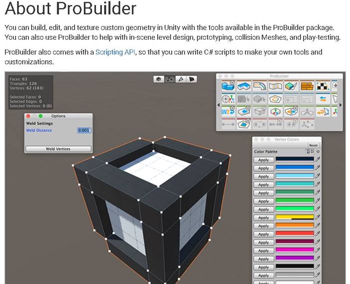 ProBuilder快速原型开发技术 ---ProBuilder基础操作