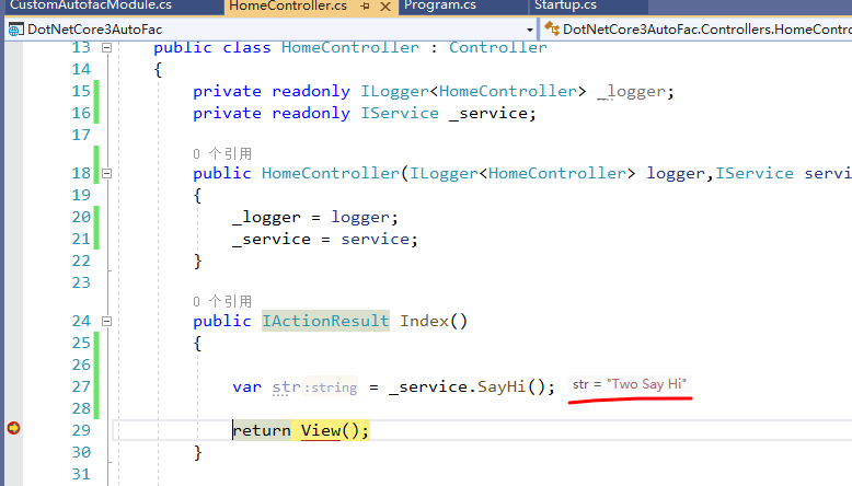 ASP.Net Core 3.1 With Autofac ConfigureServices returning an System.IServiceProvider isn't suppor... 