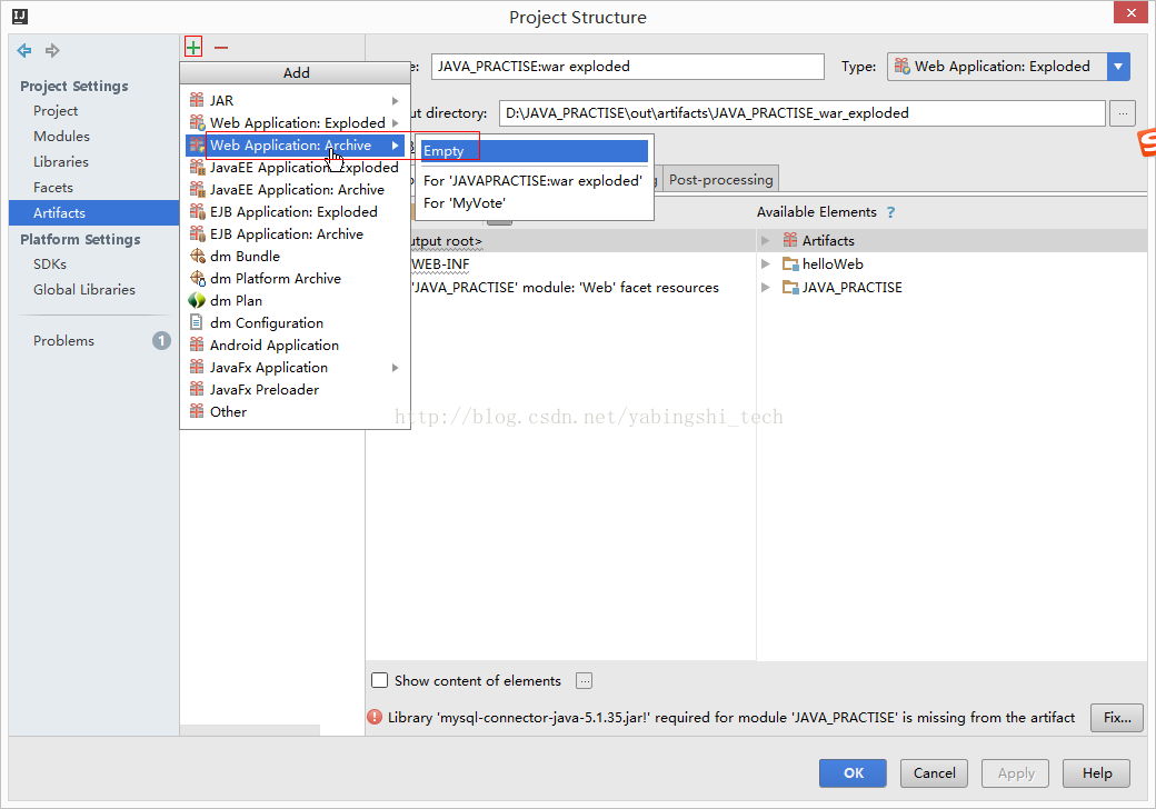 IntelliJ IDEA打war包第1张