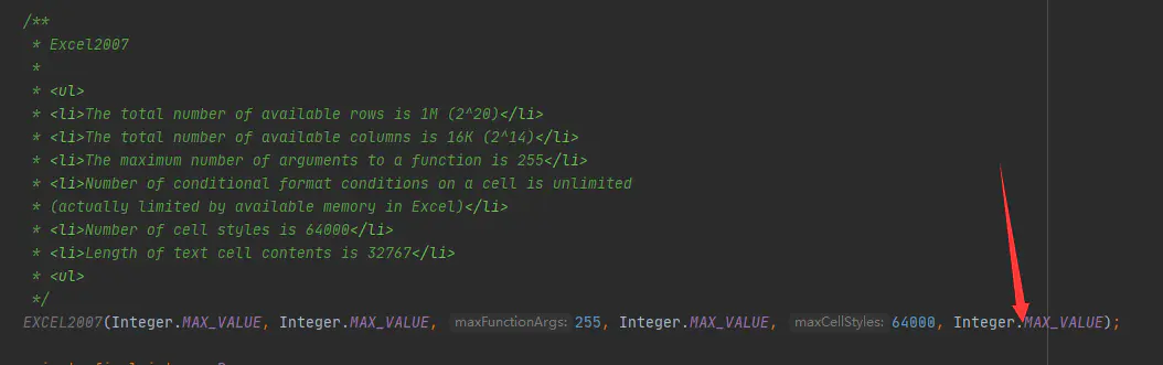 easyexcel: The maximum length of cell contents (text) is 32,767 characters第2张