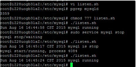 centos7.6下定时监测MySQL进程终止后自动重启的方法第1张