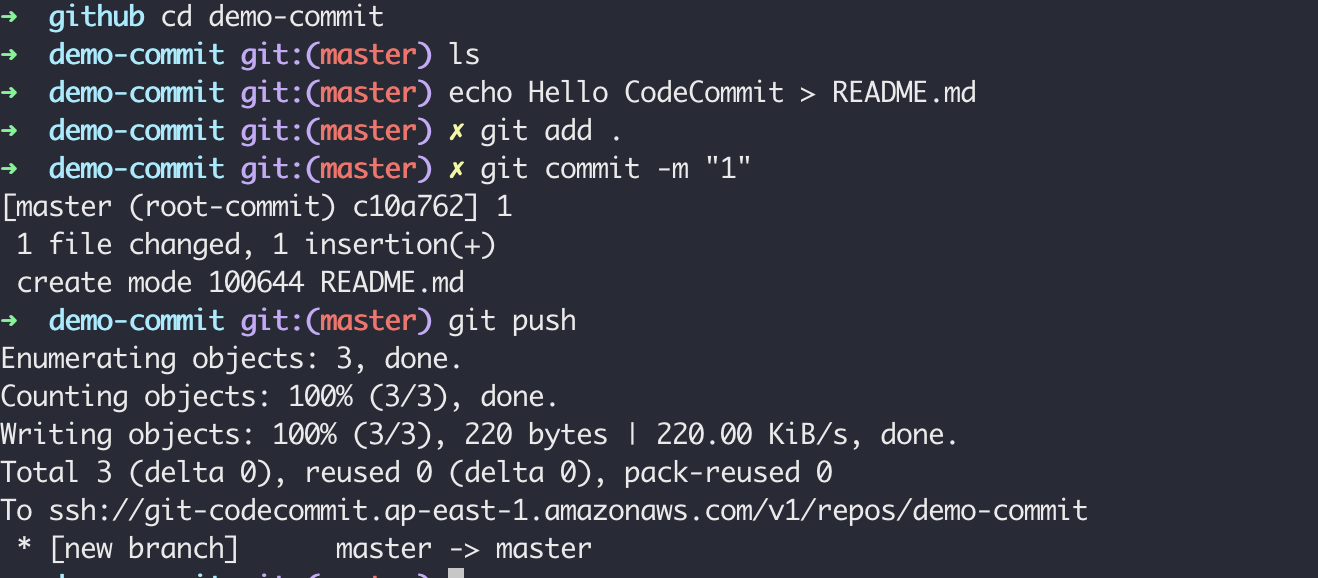 AWS 创建CodeCommit【托管型私有 Git 存储库】第8张