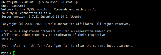 腾讯云ubuntu18.04安装mysql并设置忽略大小写第2张