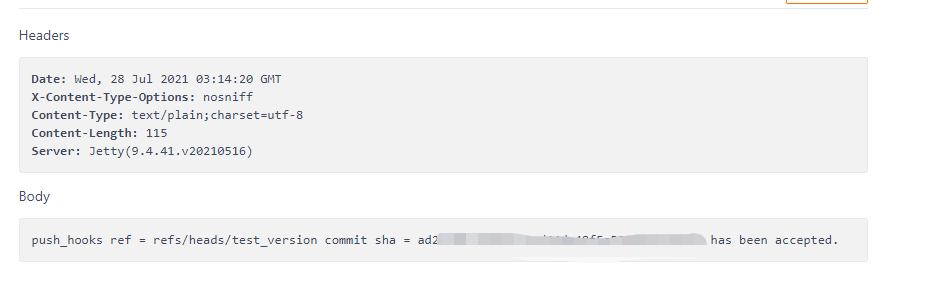 测试成功的结果！！！