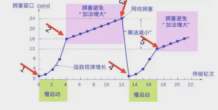 tcp拥塞控制  慢开始和拥塞避免