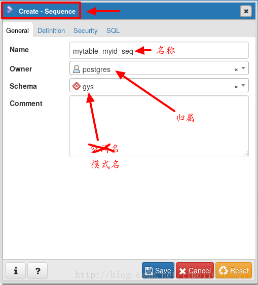 postgresql-sequence