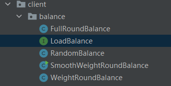 负载均衡算法实现类