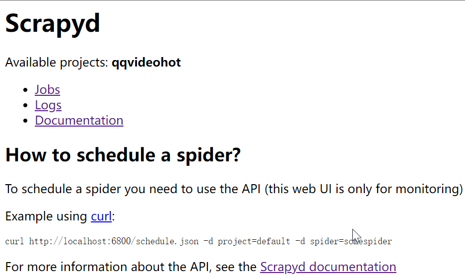 python scrapy scrapyd爬虫 可视化 - 送来の一片雨 - 博客园