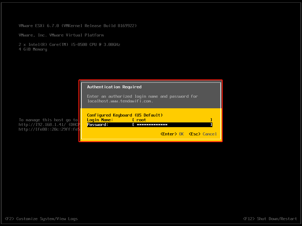 VMware ESXi 6.7主机启用 Shell 及 SSH 服务第2张