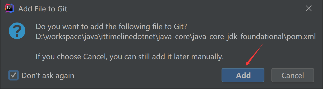 Add File to Git