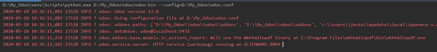 Odoo学习笔记（一）搭建windows开发环境第5张