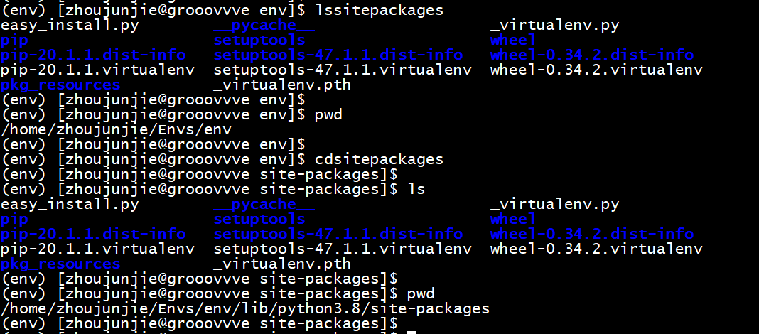 Python17_Linux系统中安装Python3、virtualenv、virtualenvwrapper第27张