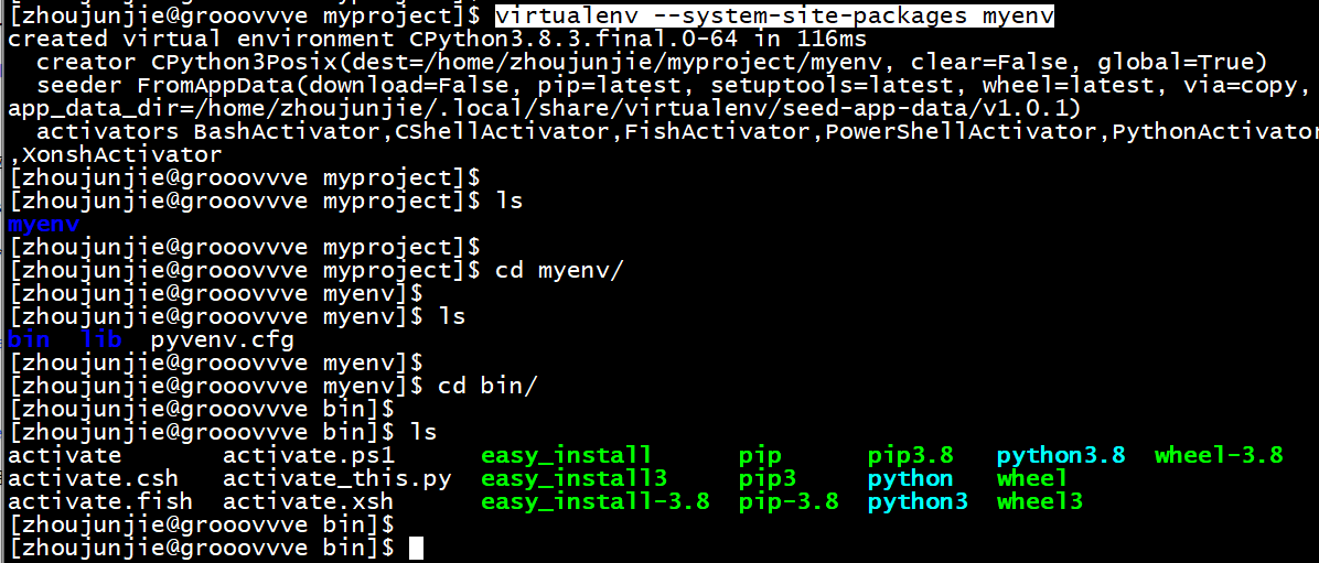 Python17_Linux系统中安装Python3、virtualenv、virtualenvwrapper第11张