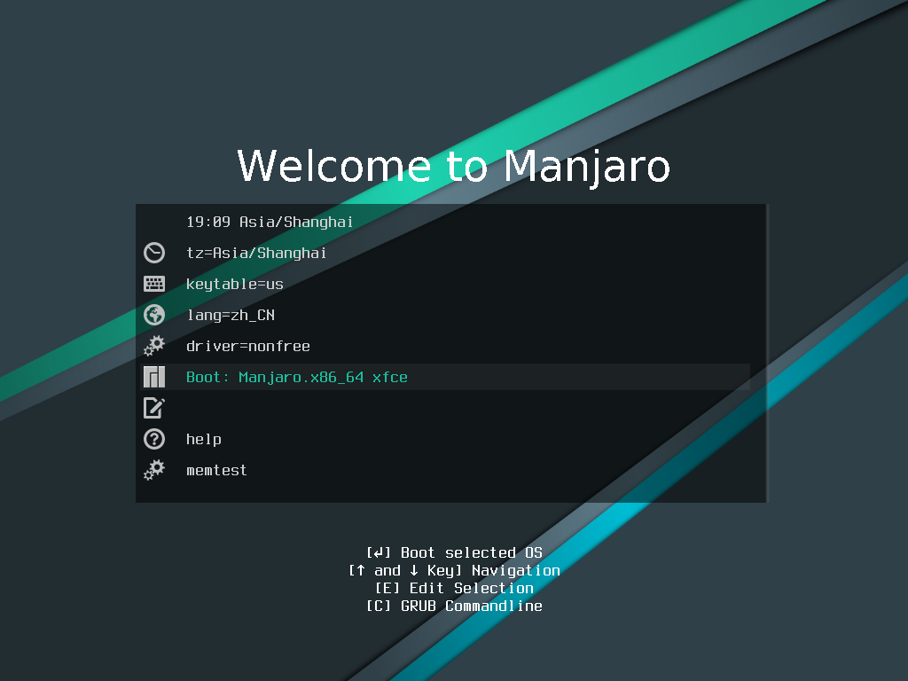 安装manjaro