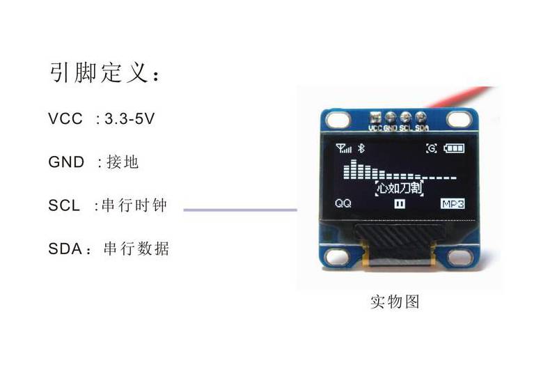 【雕爷学编程】Arduino动手做（93） 0.96寸OLED液晶屏第11张