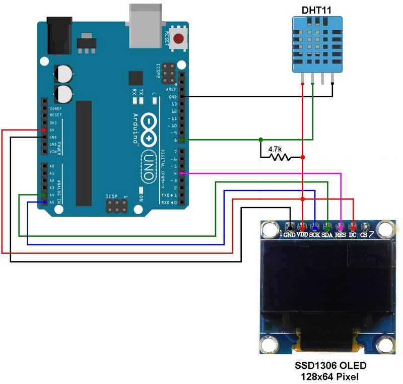 【雕爷学编程】Arduino动手做（93） 0.96寸OLED液晶屏第13张