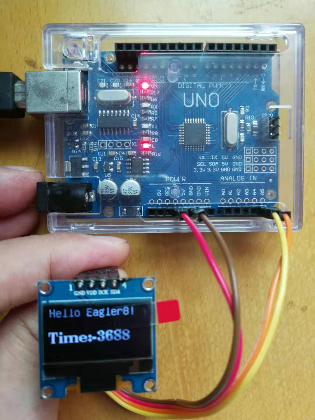 【雕爷学编程】Arduino动手做（93） 0.96寸OLED液晶屏第14张