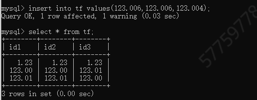 MySQL 5.7数据类型_创建表_09