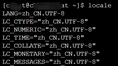 linux 设置字符集和语言环境