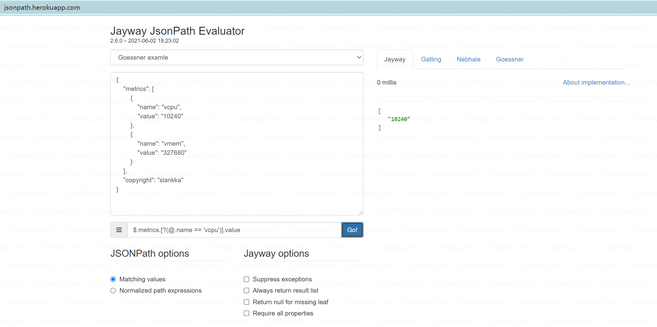 JsonPath