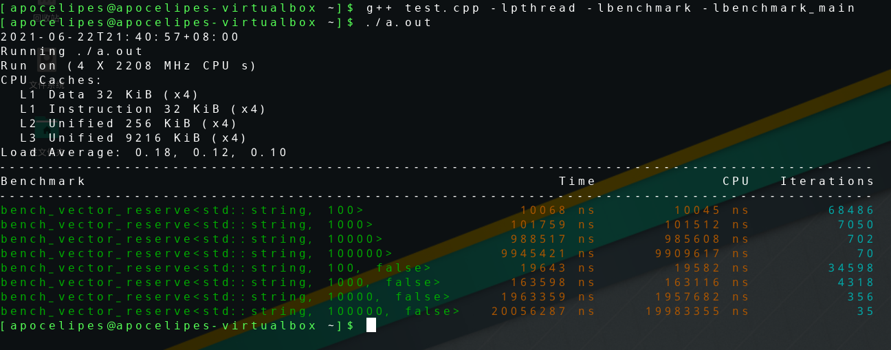 c++性能测试工具：google benchmark进阶（一）