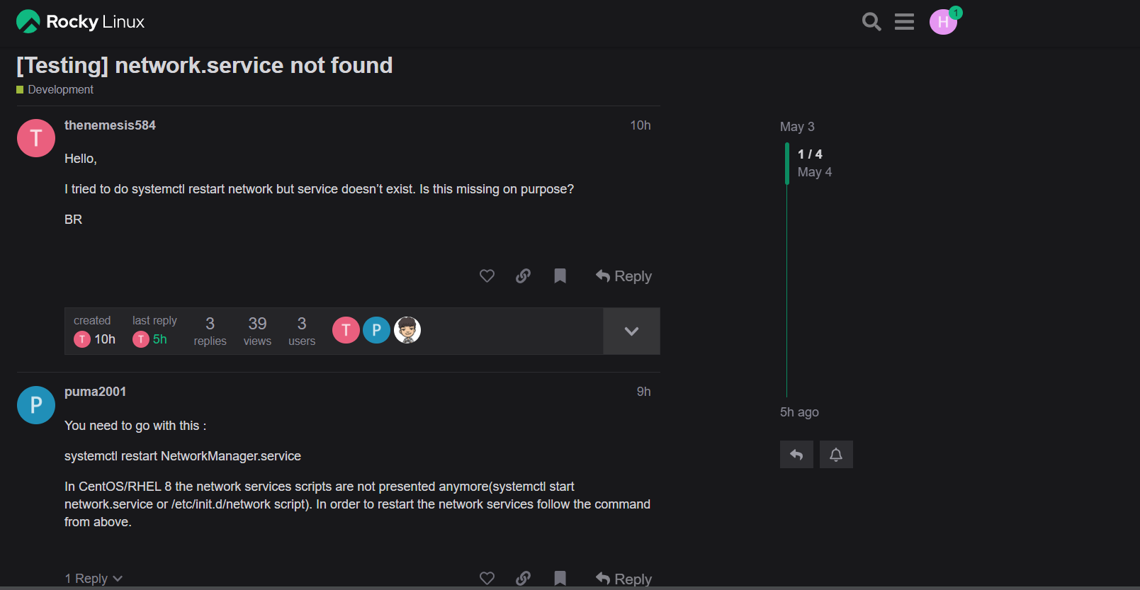 Rocky linux 2021 05 03 ling18 