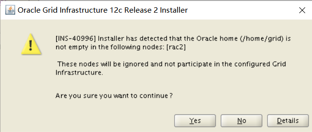 ins-40996-installer-has-detected-that-the-oracle-home-home-grid-is