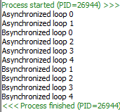 synchronized同步方法代码调用结果1