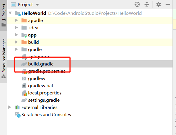 选中build.gradle