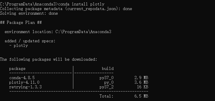 jupyternotebook中modulenotfounderrornomodulenamedplotly解決方法