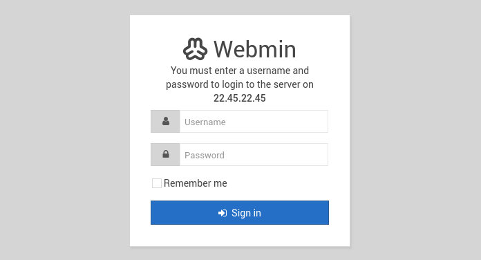 webmin-login-form