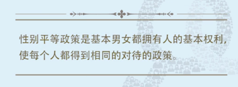 性别平等政策
