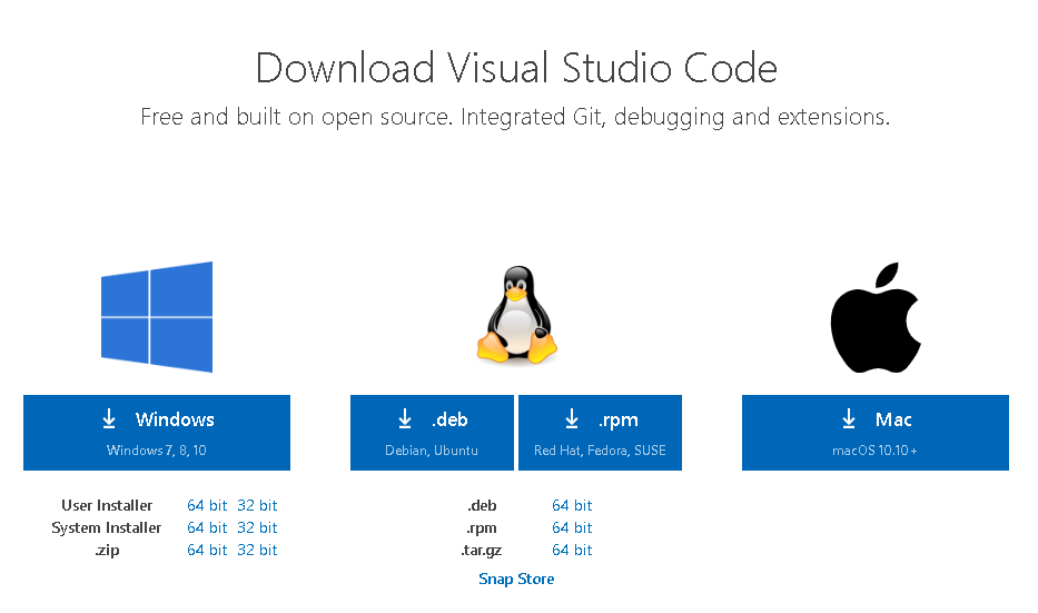Visual Studio Code 从介绍，安装到配置所需插件第1张