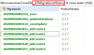 项目介入EF Core