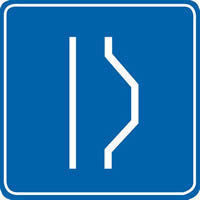 港湾式停车带标志图图片