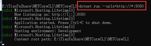 使用cmd命令行(.NET Core CLI)来启动ASP.NET Core 应用程序的多个实例第8张