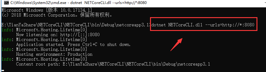 使用cmd命令行(.NET Core CLI)来启动ASP.NET Core 应用程序的多个实例第15张