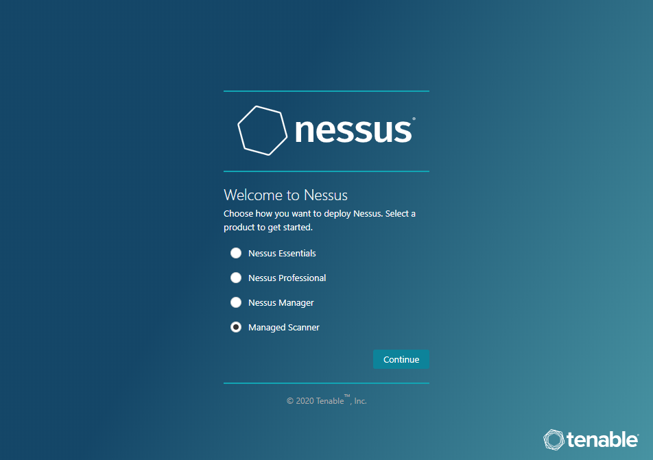 1.1 选择Nessus 产品