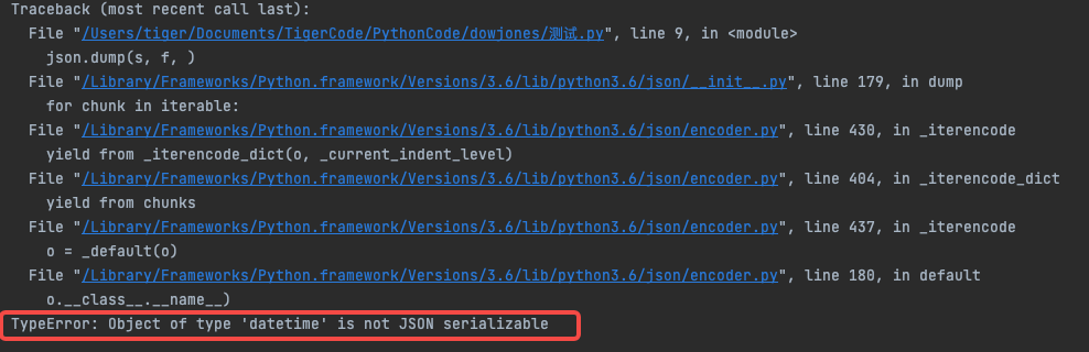 Object Of Type Datetime Is Not Json Serializable