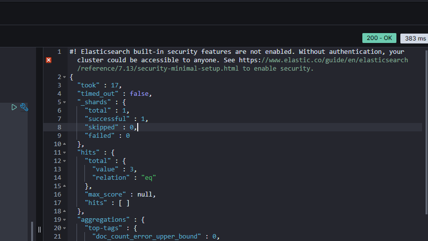  Kibana Elasticsearch Built in Security Features Are Not Enabled 