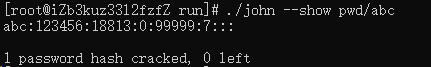 使用John the Ripper破解sha512加密的shadow文件密码第5张