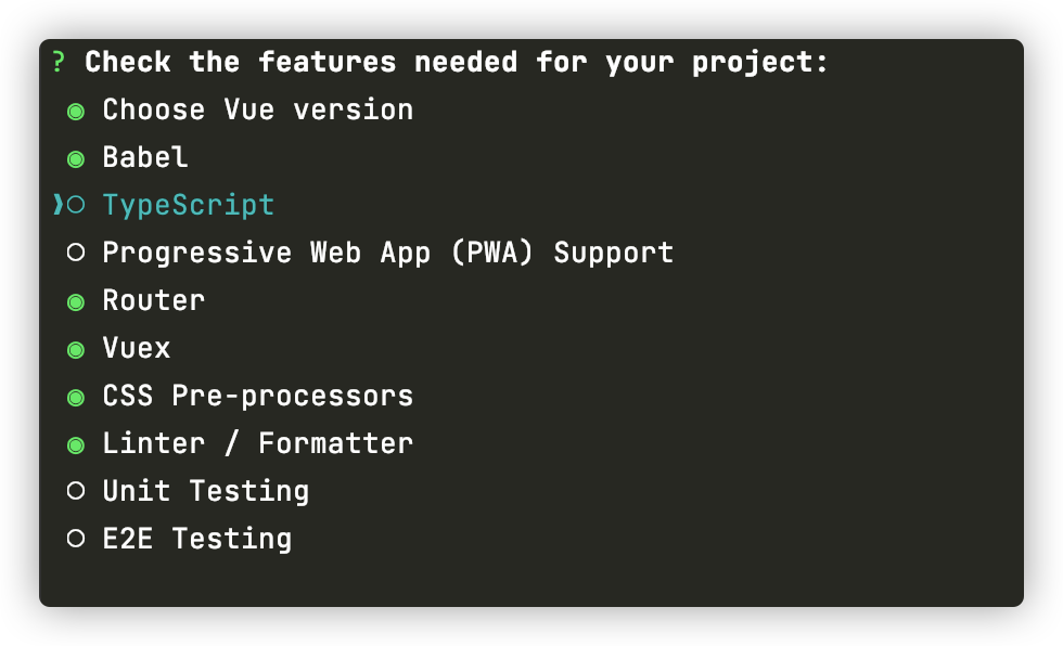 使用vue-cli创建项目_vuecli3项目打包并运行