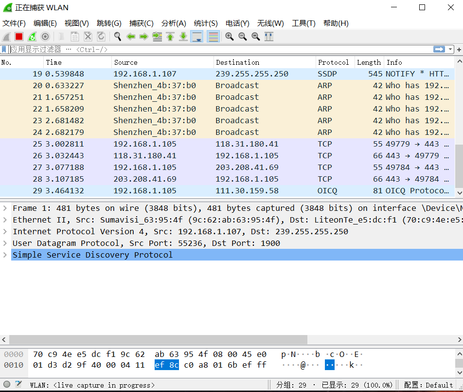 wireshark http host wildcard