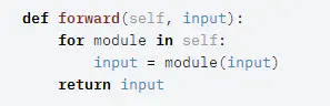 pytorch nn sequential call