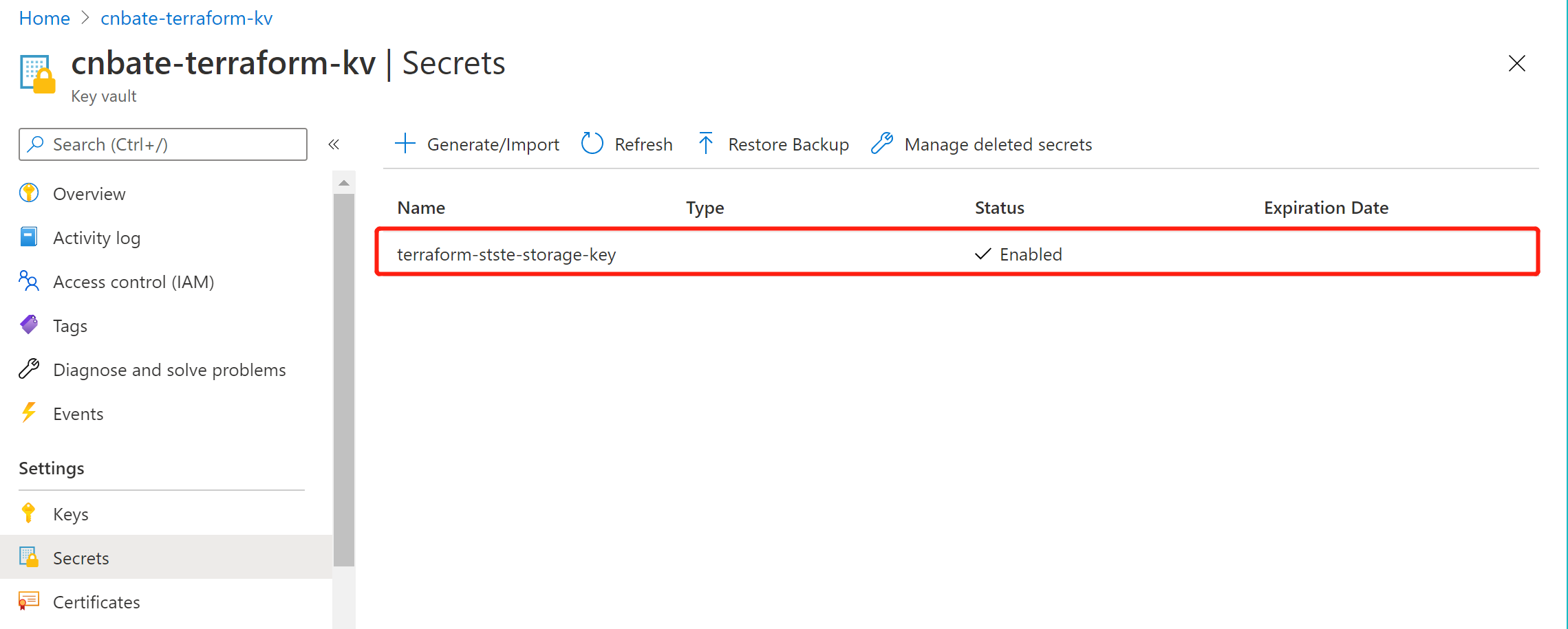 Azure Terraform（四）状态文件存储