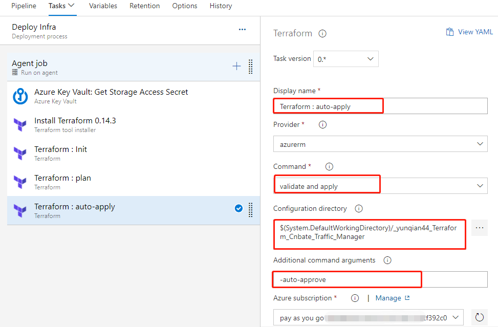 Azure Terraform（五）利用Azure DevOps 实现自动化部署基础资源