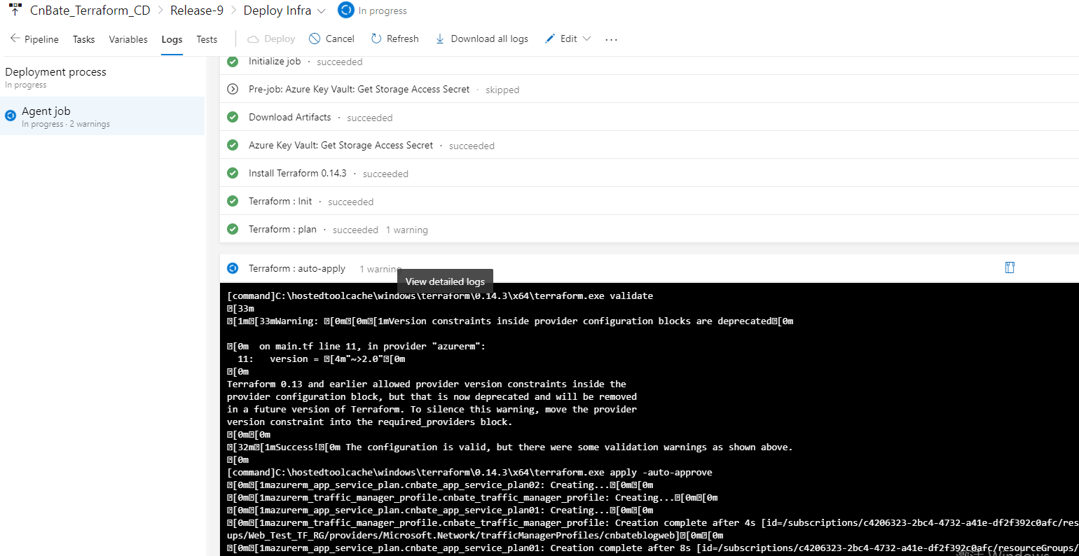 Azure Terraform（五）利用Azure DevOps 实现自动化部署基础资源