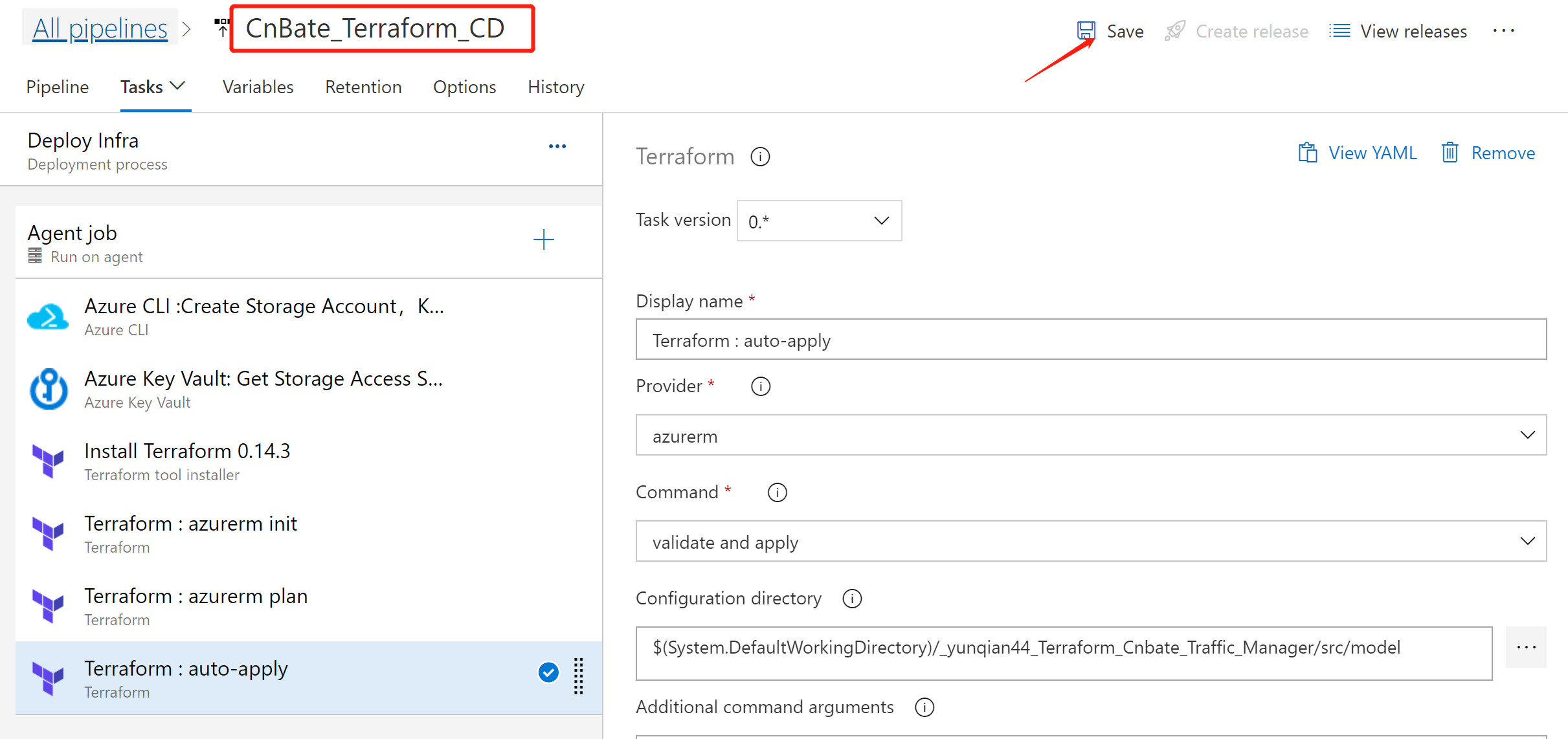 Azure Terraform（七）利用Azure DevOps 实现自动化部署基础资源（补充）